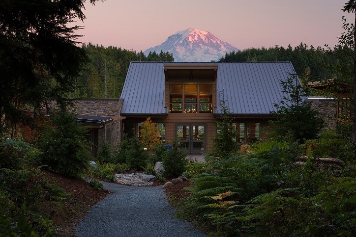 The Post with Mt. Rainier in the background